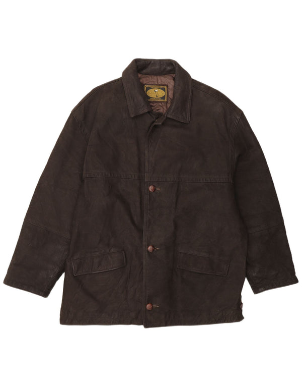 Geacă de piele Douglas pentru bărbați UK 42 XL maro