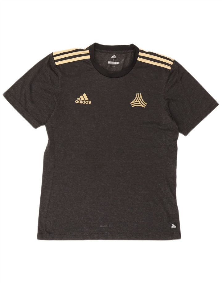 Tricou ADIDAS Climalite pentru bărbați Top mic, gri, poliester
