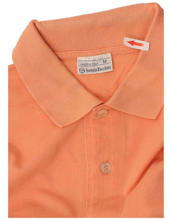 Tricou polo Sergio Tacchini pentru bărbați, bumbac roz mediu