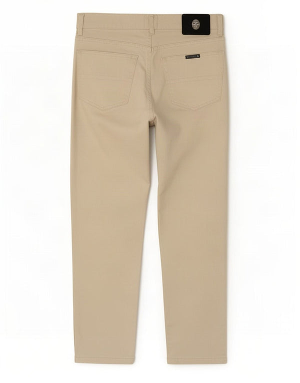 Pantaloni casual drepti Trussardi pentru bărbați W34 L28 bumbac bej