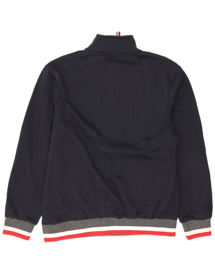 Jachetă de trening grafică UMBRO pentru bărbați XL, poliester color-bloc, albastru bleumarin