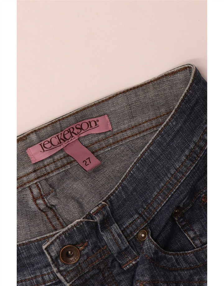 Bermude pentru femei Jeckerson Pantaloni scurți din denim W27 Small Blue Bumbac