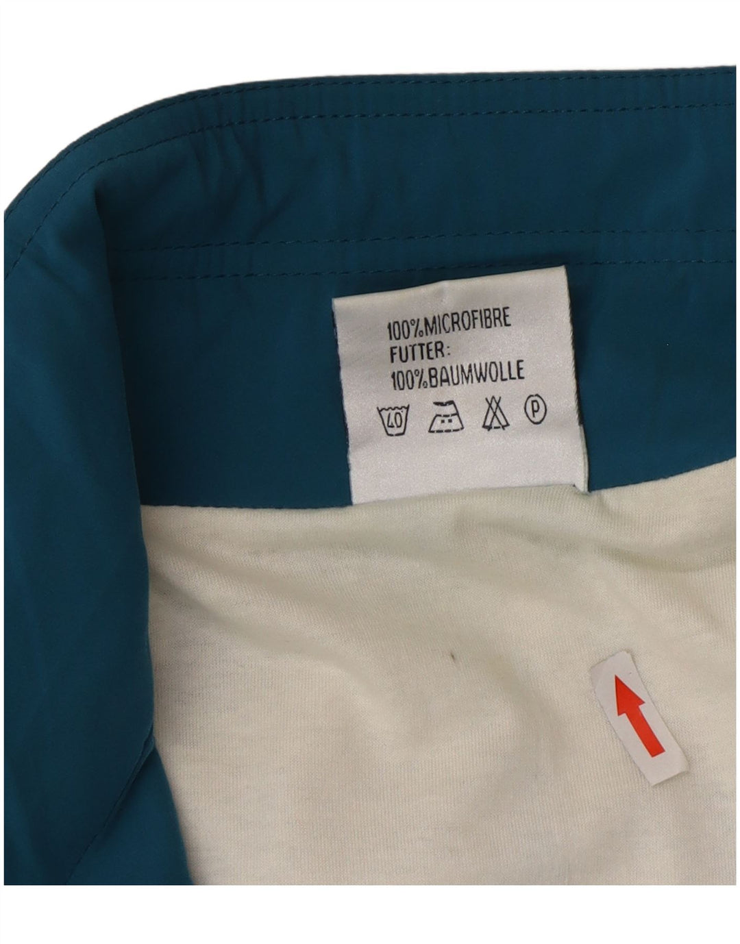 Trening pentru bărbați vintage, jachetă de top, mare, albastru, microfibre color block