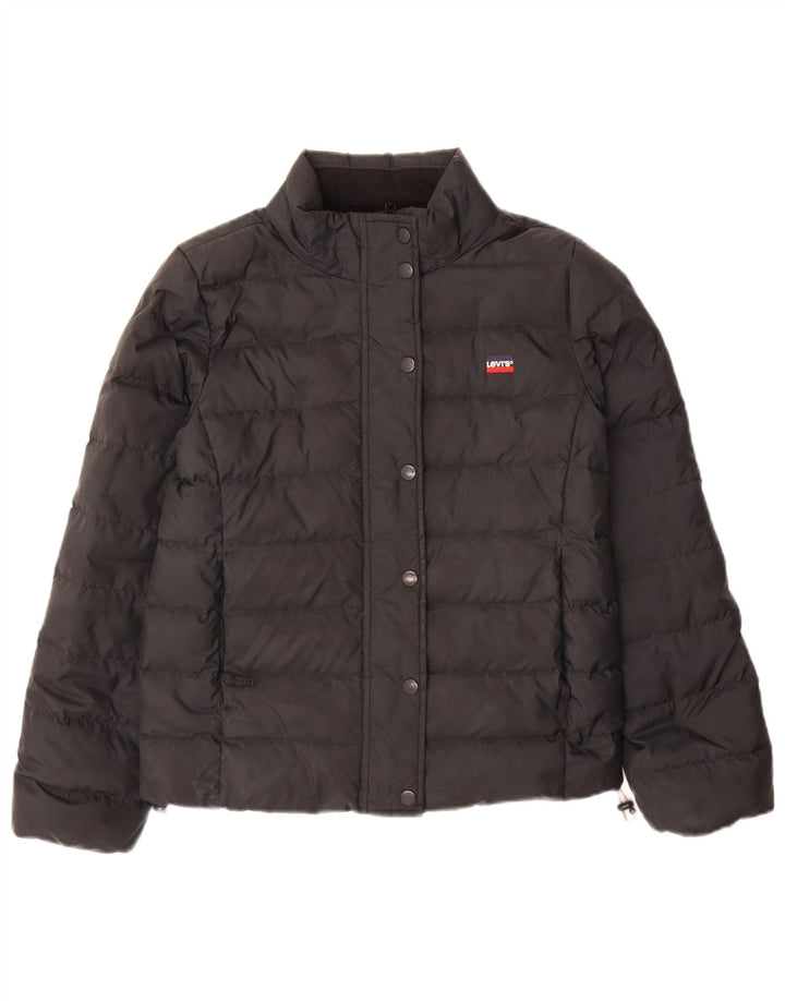 Jachetă căptușită Levi's pentru femei, cu ajustare largi, UK 6 XS, poliester negru