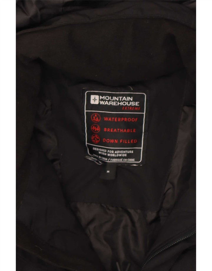 Palton căptușit cu glugă pentru bărbați Mountain Warehouse UK 38 Poliester mediu negru