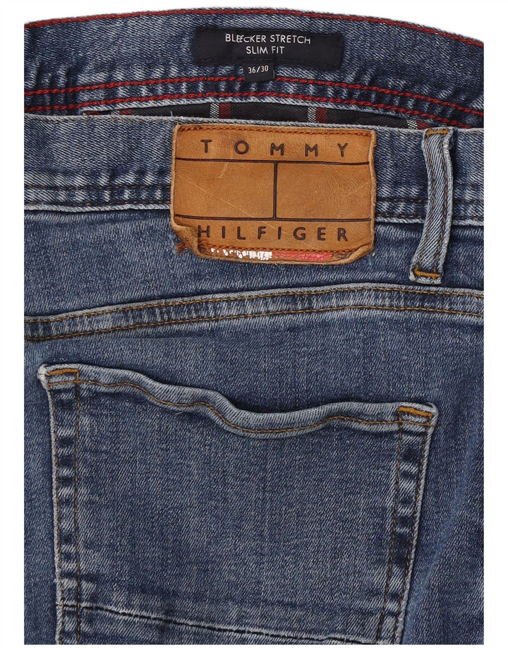 Blugi pentru bărbați Tommy Hilfiger Bleecker Slim W36 L10 Bumbac albastru