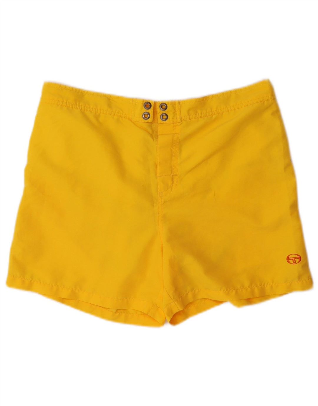 Sergio Tacchini Pantaloni scurți de înot pentru bărbați, poliester galben mediu