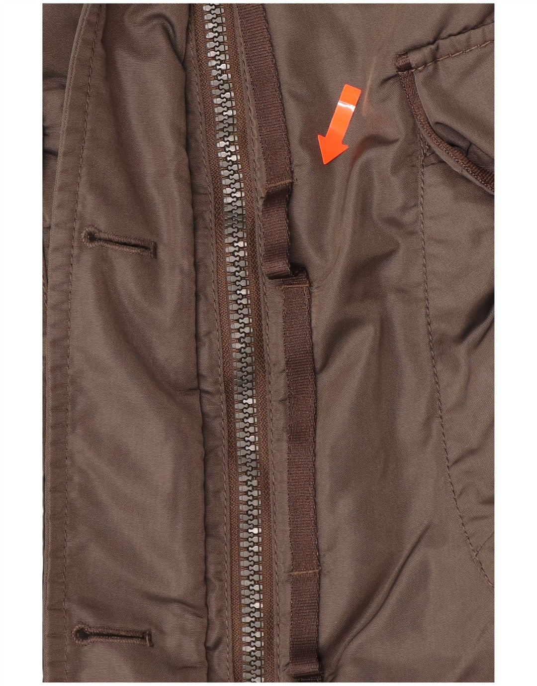 PEUTEREY Palton căptușit cu glugă pentru femei IT 40 Poliester kaki mic