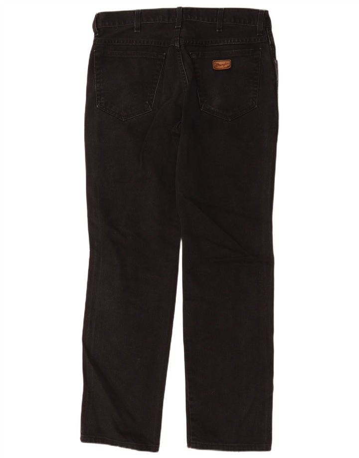 Blugi drepti pentru bărbați Wrangler W34 L31 negri