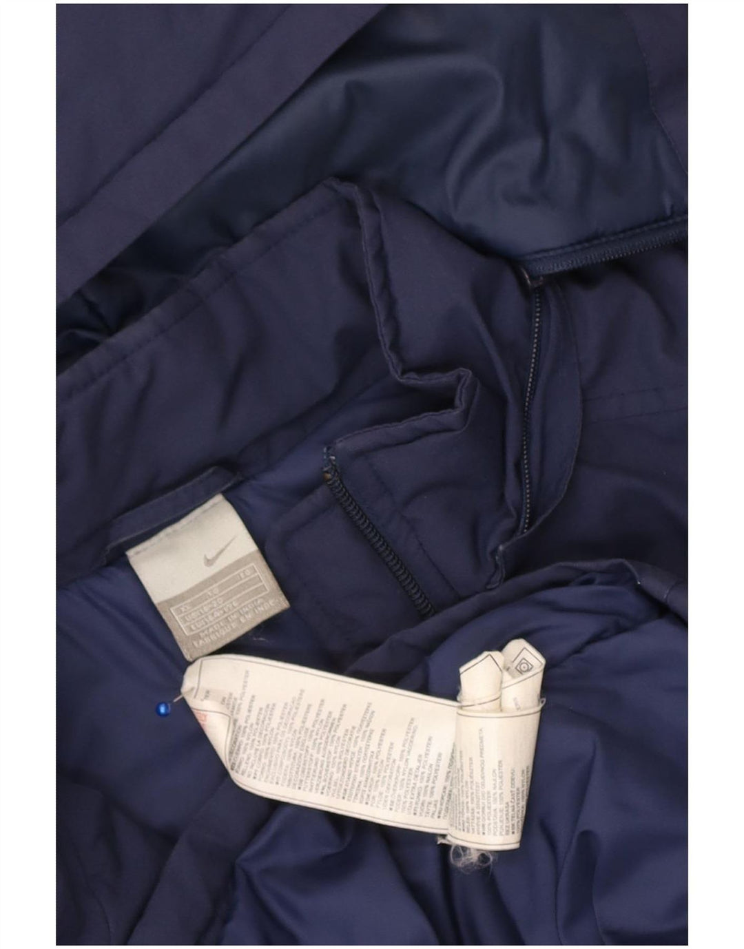Jachetă de vânt cu glugă Nike pentru băieți 13-14 ani XL bleumarin Poliester