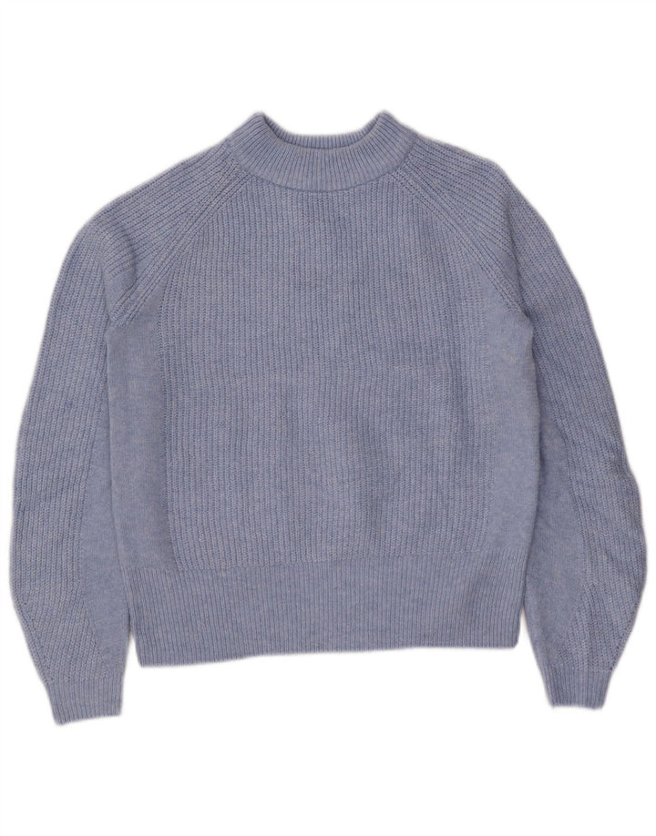 Pulover cu gât țestoasă supradimensionat pentru femei Marks & Spencer UK 6 XS Albastru