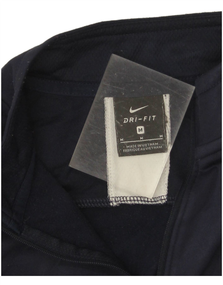 Trening pentru bărbați Nike Dri Fit Pullover Top, mediu, bleumarin, color block