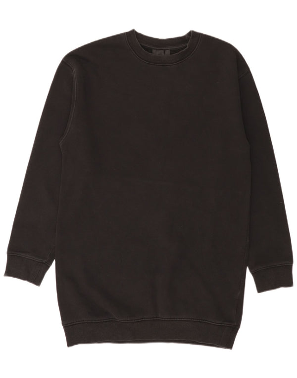 Topshop Rochie Jumper cu mânecă lungă supradimensionată pentru femei UK 8 Small Black