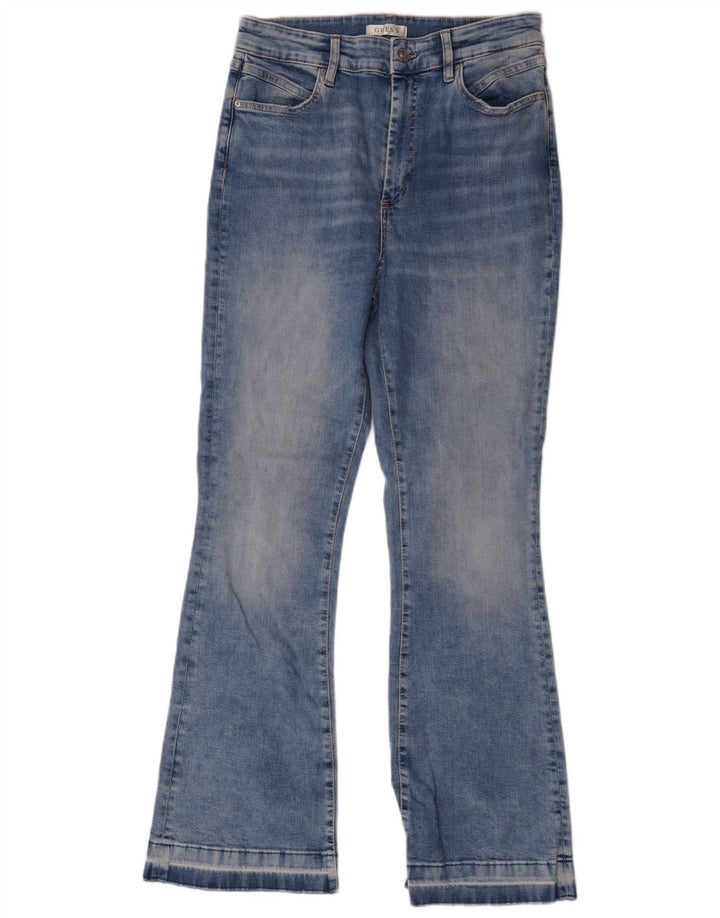Blugi Guess pentru femei Bootcut W30 L30, bumbac albastru