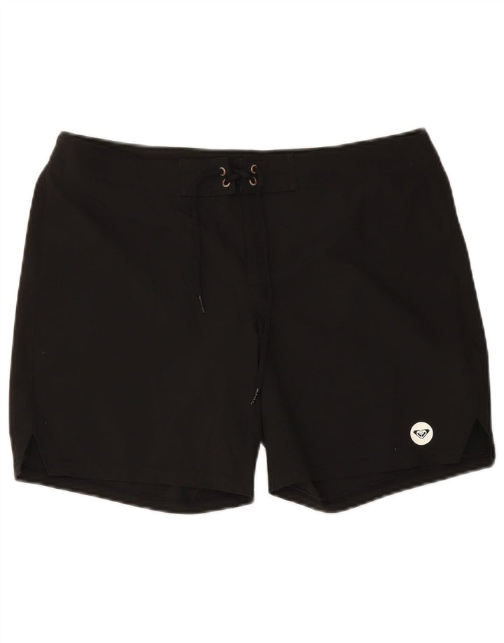 Pantaloni scurți de înot Roxy pentru femei UK 14 Poliester mediu negru