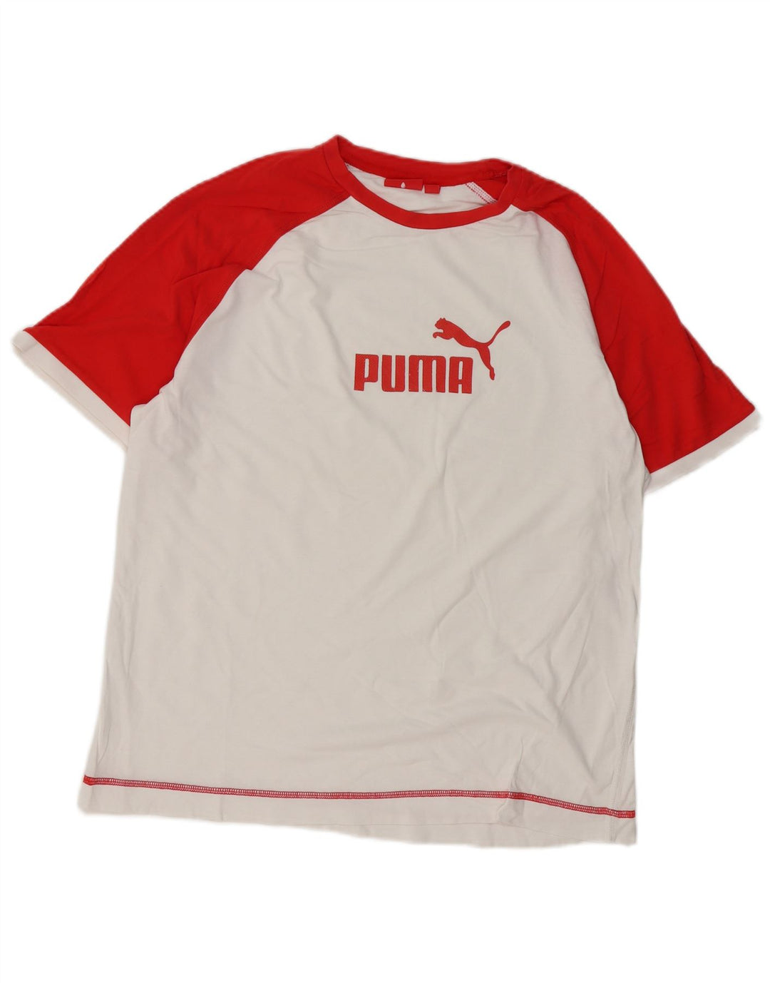 Tricou grafic PUMA pentru bărbați Top XL, alb, bumbac color bloc