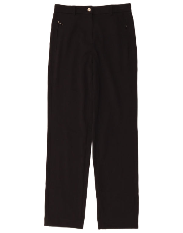 Pantaloni casual drepti pentru femei Marks & Spencer UK 8 Small W28 L31 Black
