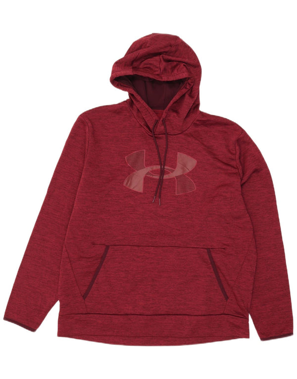 Pulover cu glugă grafic pentru bărbați Under Armour XL Maroon Flecked Poliester