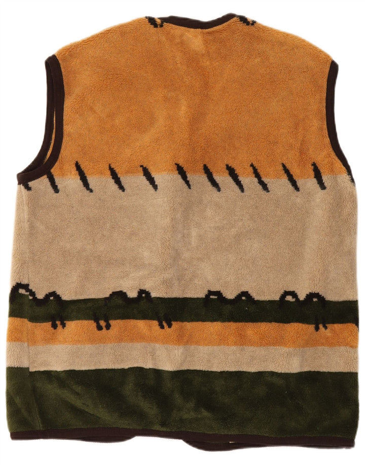 Gilet vintage pentru femei din lână UK 20 2XL, multicolor, din poliester