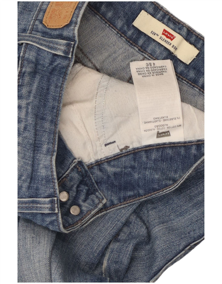 Blugi Levi's pentru femei 526 Slender Bootcut US 4 Small W32 L29 Blue Bumbac