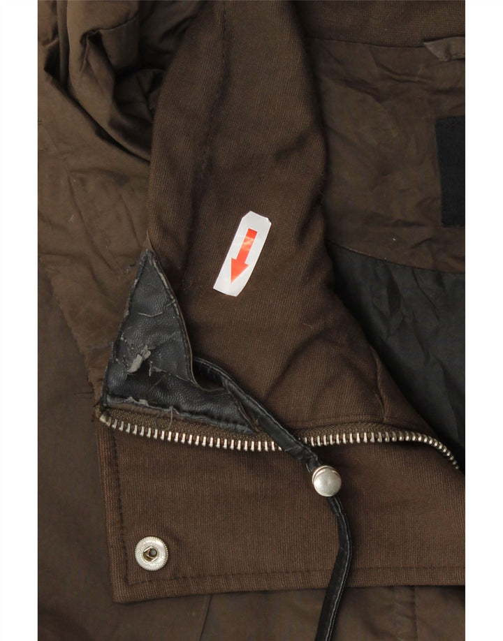 Jachetă parka supradimensionată pentru femei cu glugă, UK 10, kaki mic