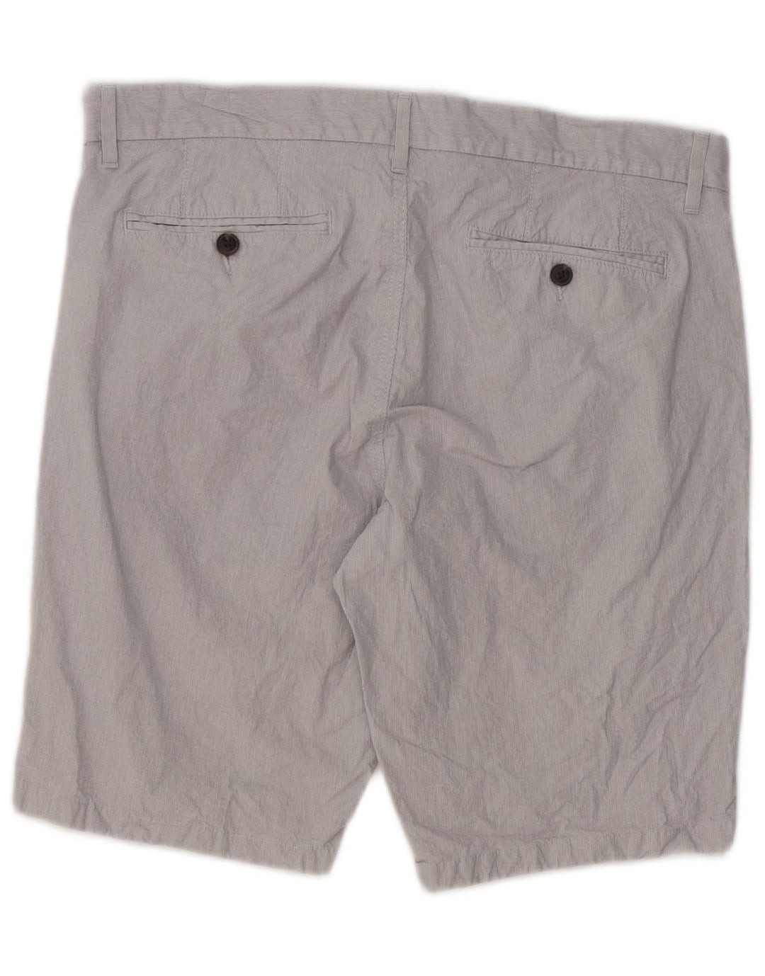 Pantaloni scurți chino pentru bărbați Marks & Spencer W34, bumbac cu dungi gri mari
