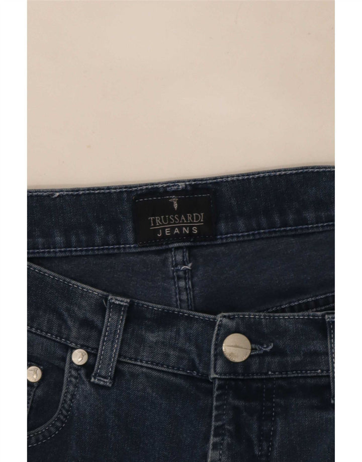 Trussardi blugi pentru bărbați subțiri W28 L28 bleumarin