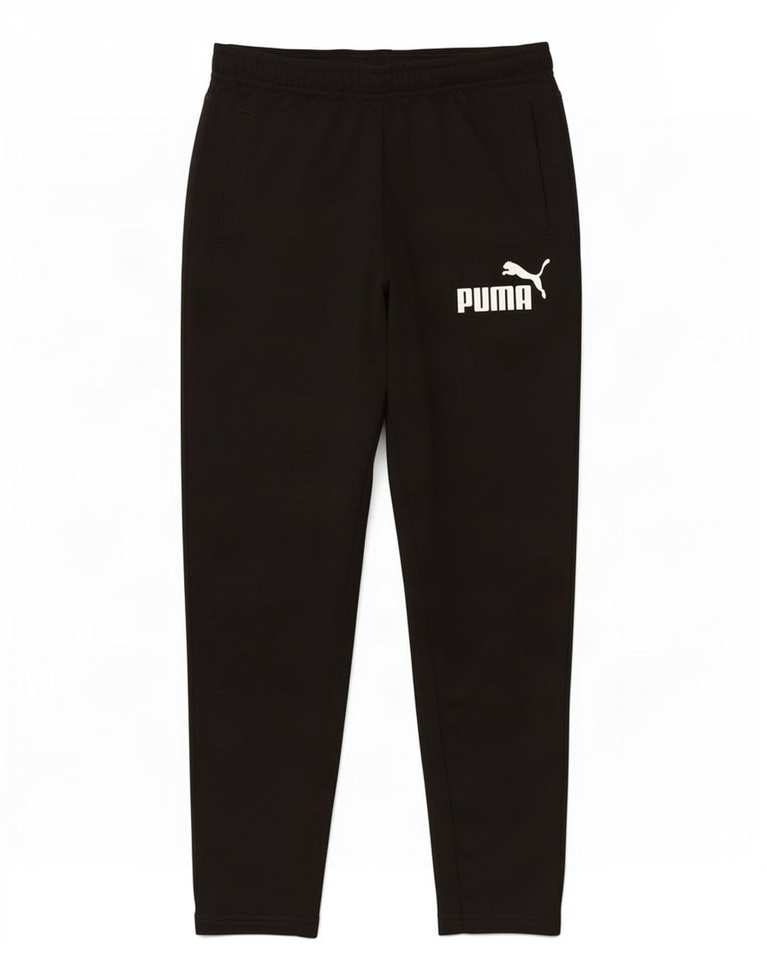 Pantaloni de trening Puma pentru baieti cu grafica 9-10 ani poliester negru