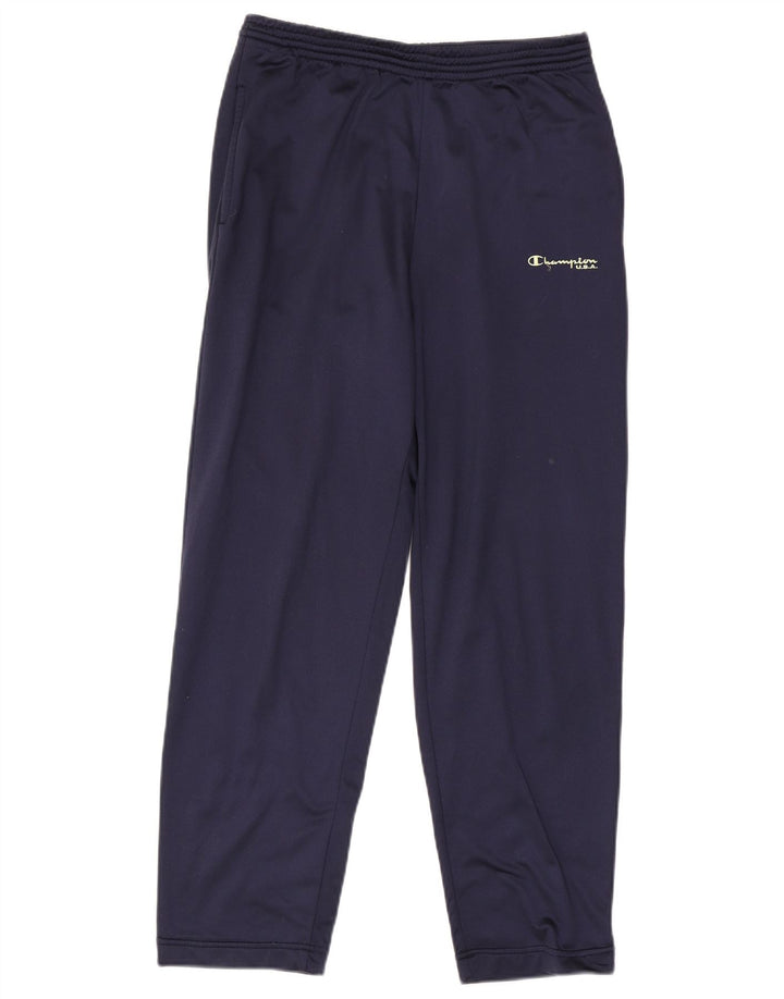 Pantaloni de trening Champion pentru bărbați, poliester mici, albastru