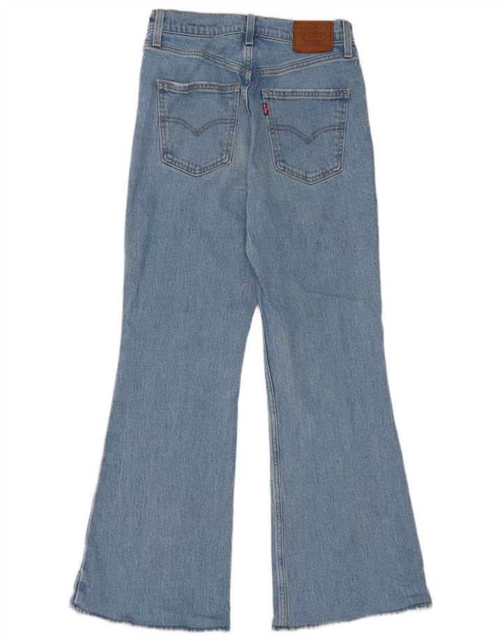 Blugi evazați cu talie înaltă Levi's pentru femei L26 L27 Bumbac albastru