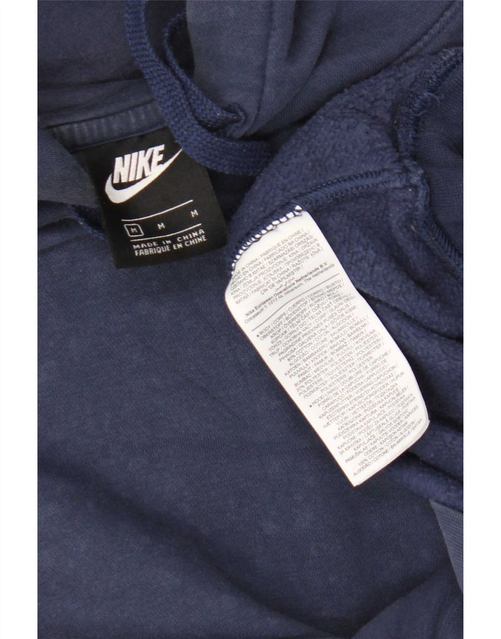 Pulover Nike pentru bărbați cu glugă, albastru bleumarin, bumbac Fair Isle
