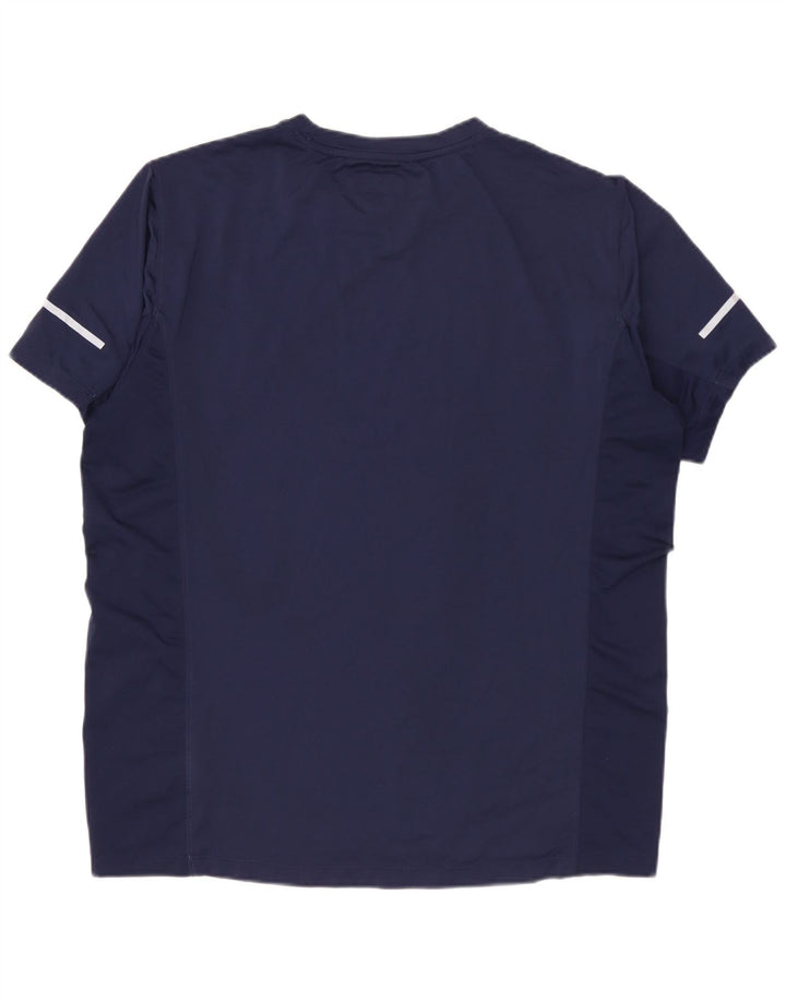 Tricou pentru bărbați NEW BALANCE Top Mediu Bleumarin Poliester