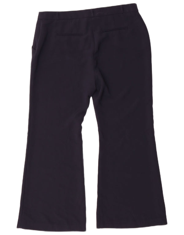 Pantaloni chino bootcut pentru femei Marks & Spencer UK 18 XL W36 L30 bleumarin