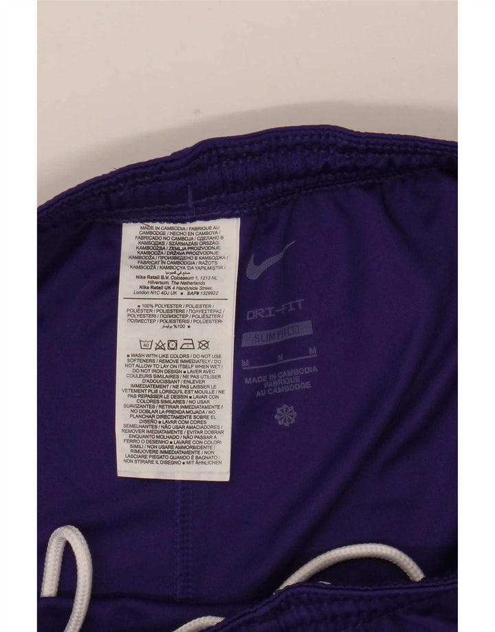 Pantaloni scurți sport Nike Dri Fit Slim pentru bărbați, poliester violet mediu