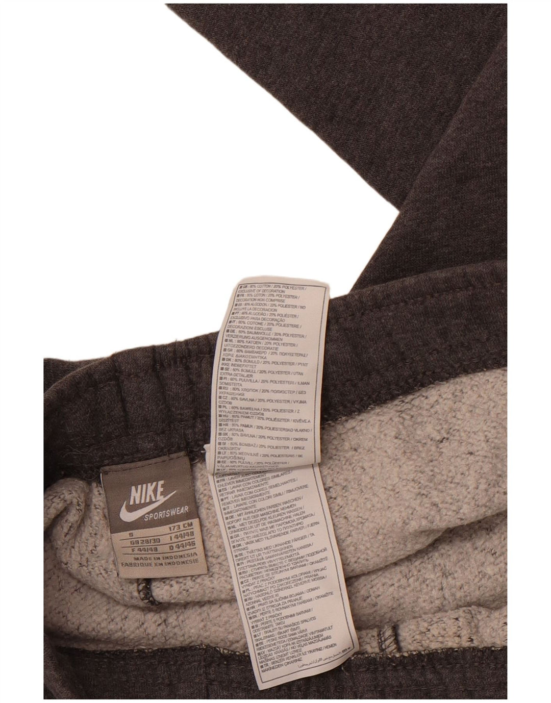 Pantaloni de trening grafic pentru bărbați Nike Pantaloni de jogging Mici, gri, bumbac, sport