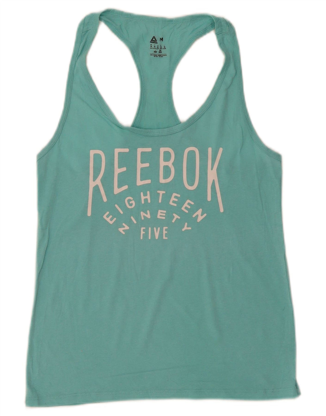 Top cu vestă grafică Reebok pentru femei Marea Britanie 12/14 Turcoaz mediu
