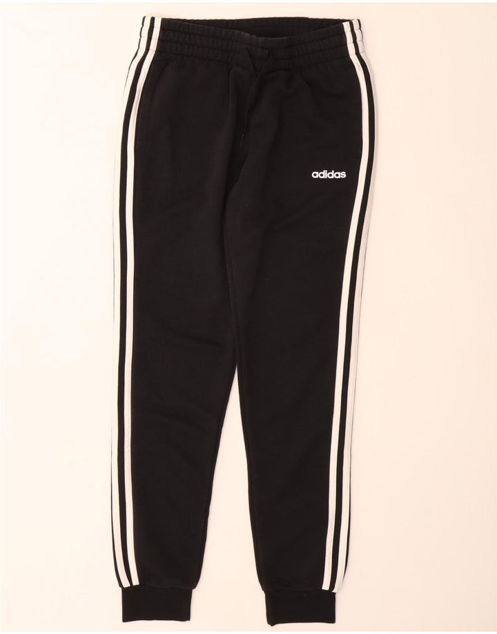 Pantaloni de trening pentru femei ADIDAS Joggeri UK 8/10 Bumbac negru mic