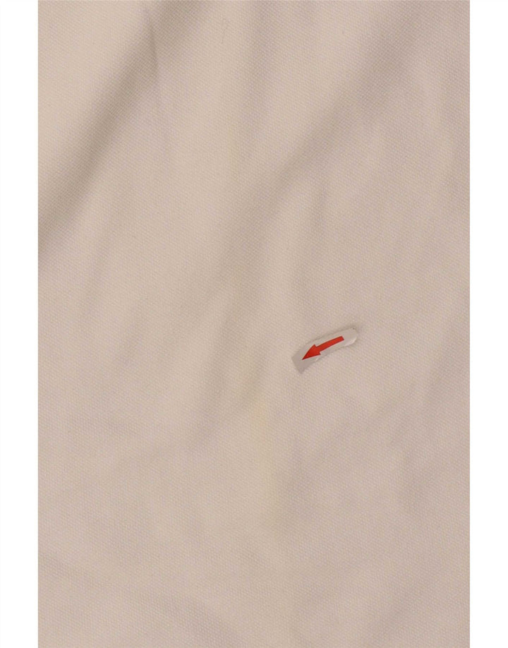 Cămașă polo Fred Perry pentru bărbați, bumbac alb XL