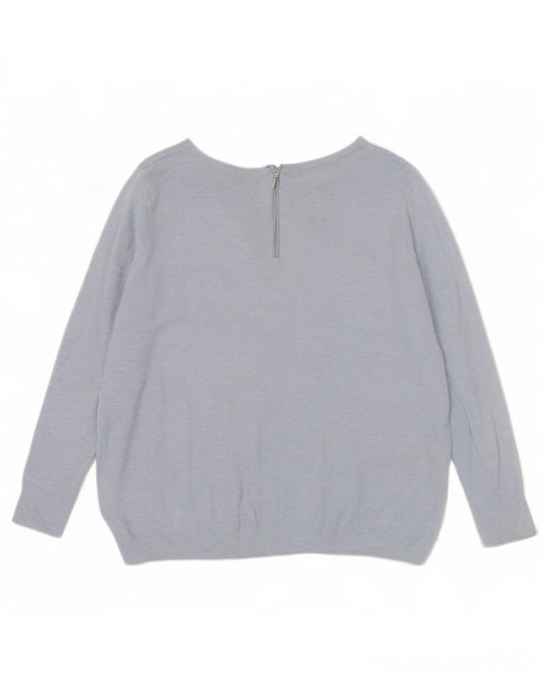 Marks & Spencer Pulover supradimensionat pentru femei cu gât de barcă UK 10 Small Blue