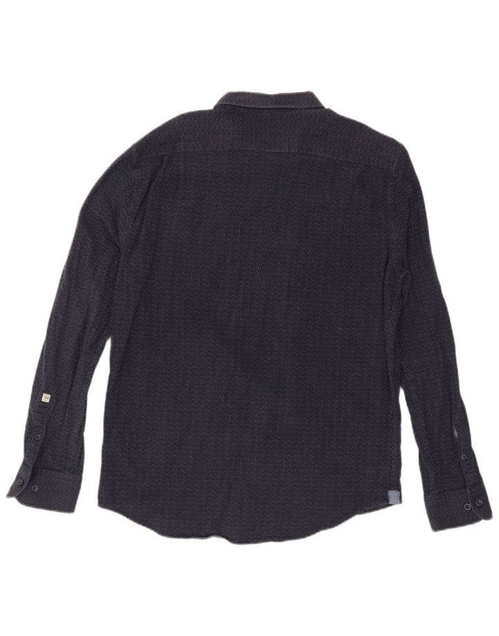 Cămașă pentru bărbați PEPE Jeans XL, albastru marine, bumbac cu pete