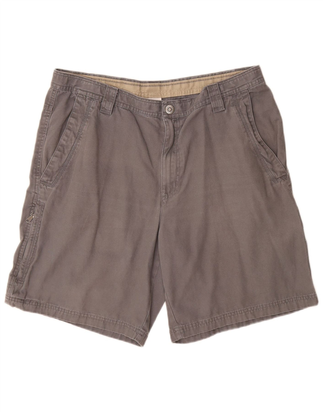 Pantaloni scurți Columbia Omni-Shield Cargo pentru bărbați W36, bumbac gri mare