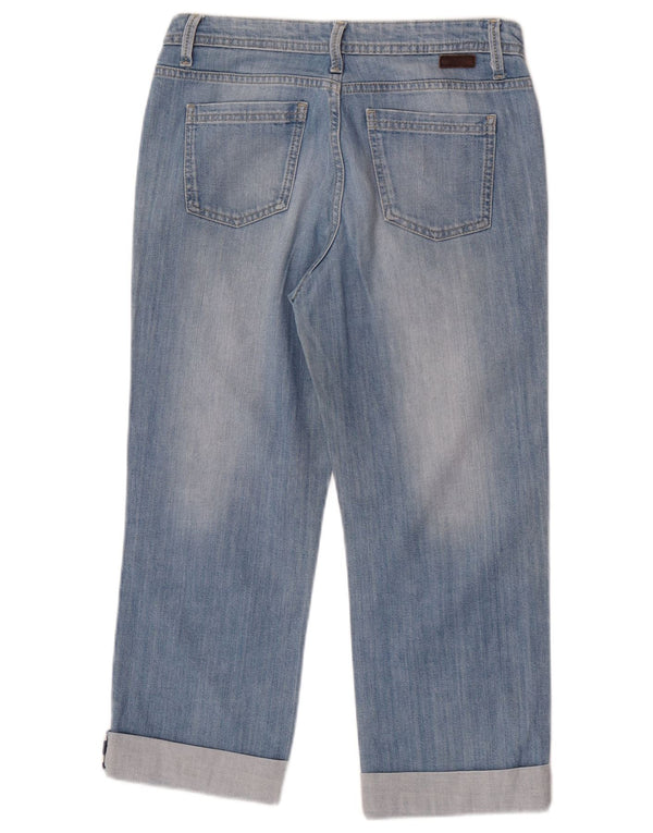 Boden Blugi Capri drepti pentru femei UK 10 Small W30 L23 Blue Bumbac