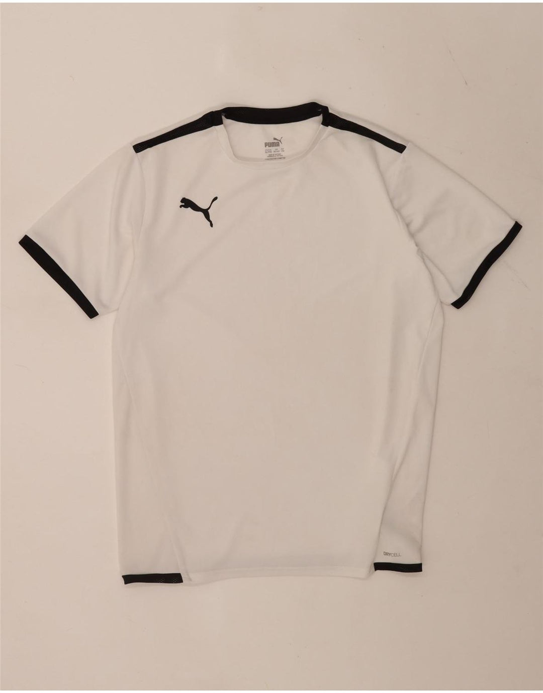 Tricou Puma Băieți Top 15-16 Ani Poliester Colorblock Alb