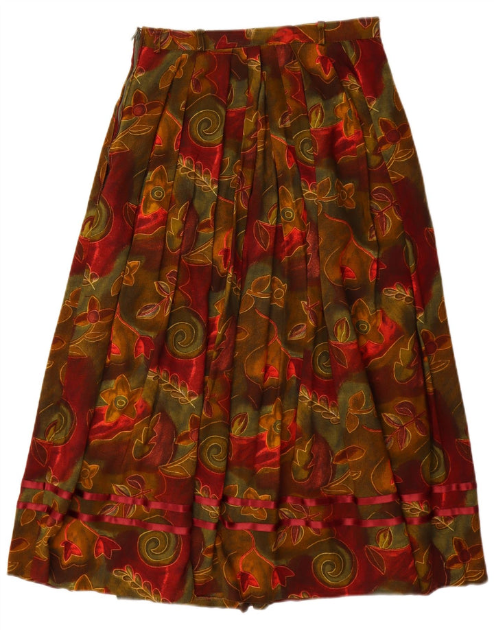 ORIGINAL ALPEN TRACHTEN Fusta A-Line pentru femei EU 38 Medium W26 Burgundy