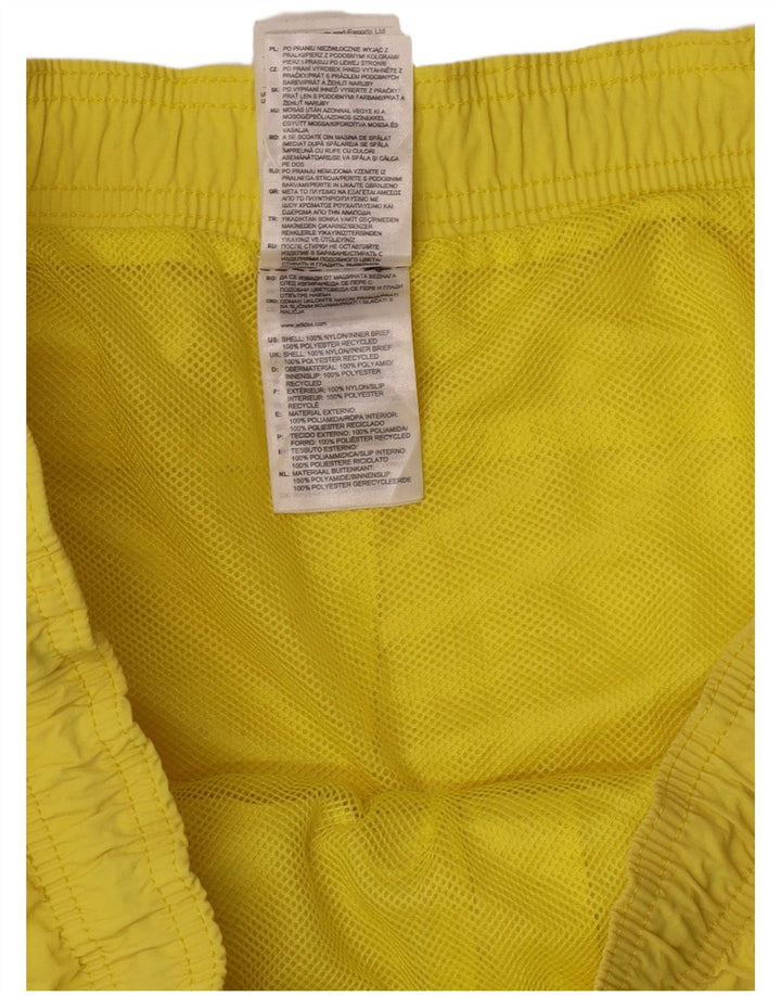 Pantaloni scurți de înot Adidas pentru bărbați, nailon, galben mari