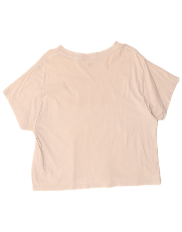 Tricou cu grafic supradimensionat pentru femei Levi's, UK 6 XS, bumbac alb