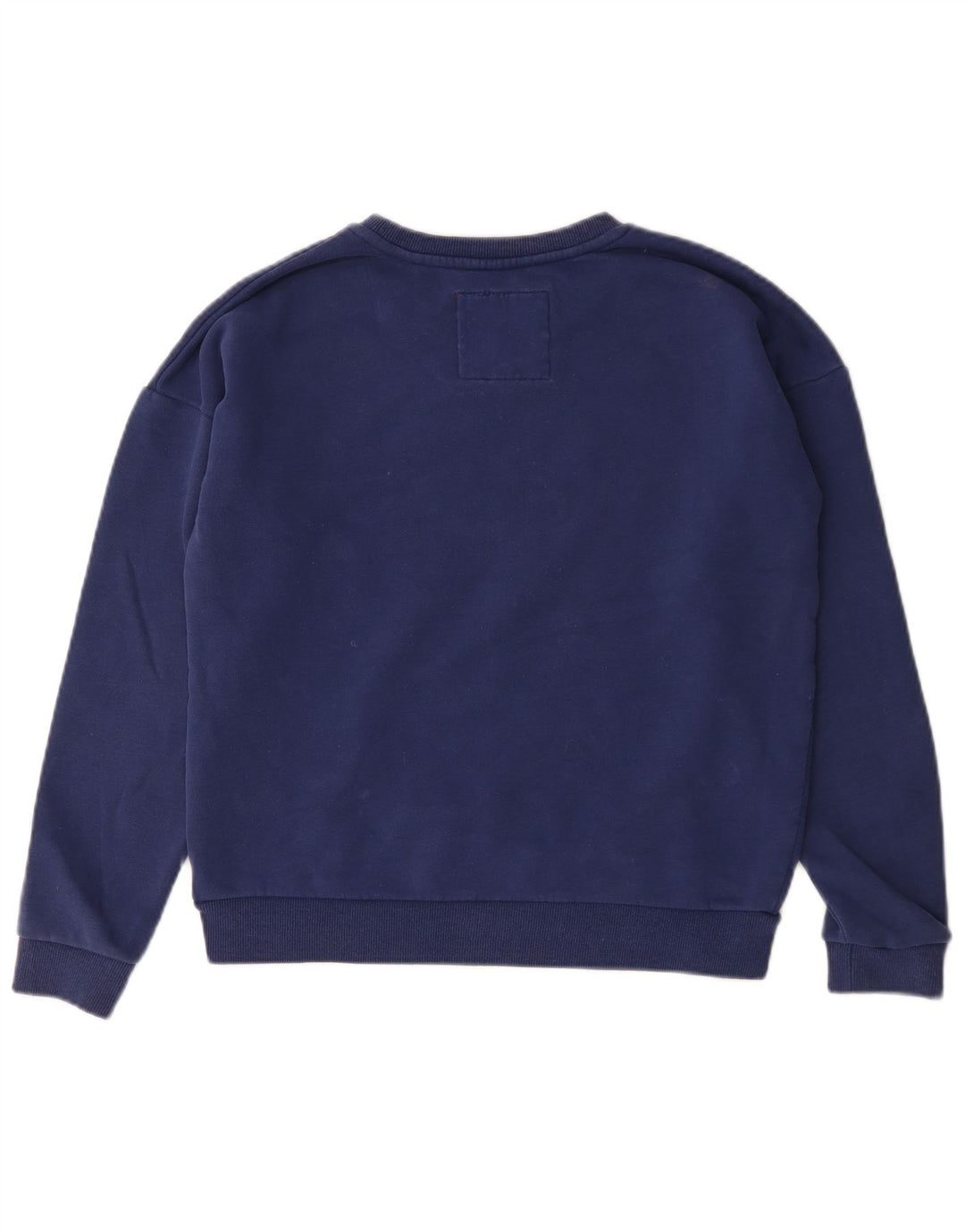 Pulover supradimensionat cu grafic Superdry pentru femei UK 12 Medium Bleumarin