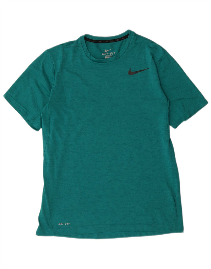 Tricou Nike Dri Fit pentru bărbați Top Medium Turcoaz Flecked Poliester