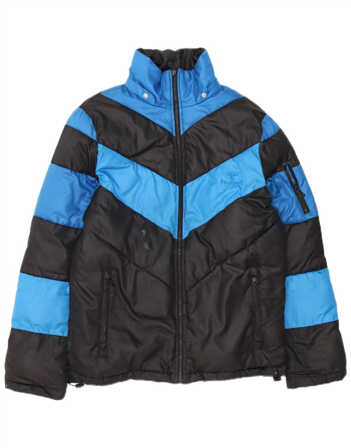 Jachetă căptușită pentru bărbați Hummel UK 38 Medium Black Colorblock Poliester