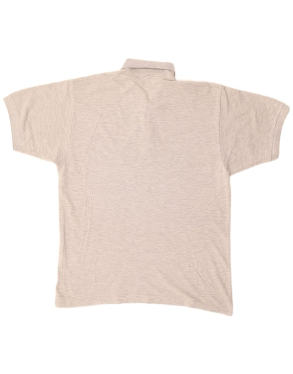 Tricou polo Nike pentru bărbați Marea Britanie 42/44, mare, gri bumbac